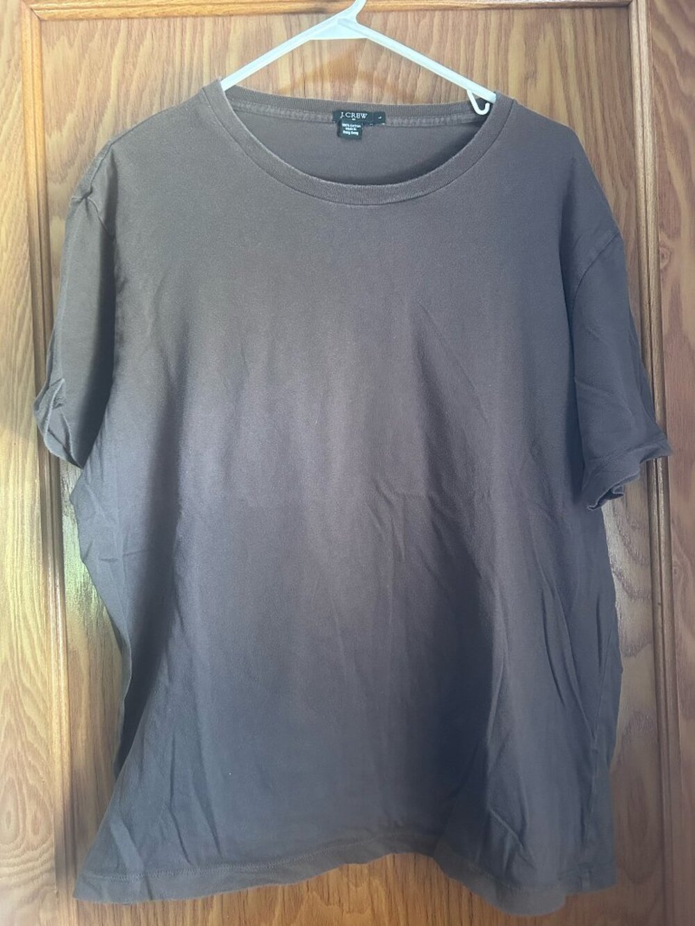 J. Crew Men's Brown Crew Neck T-Shirt